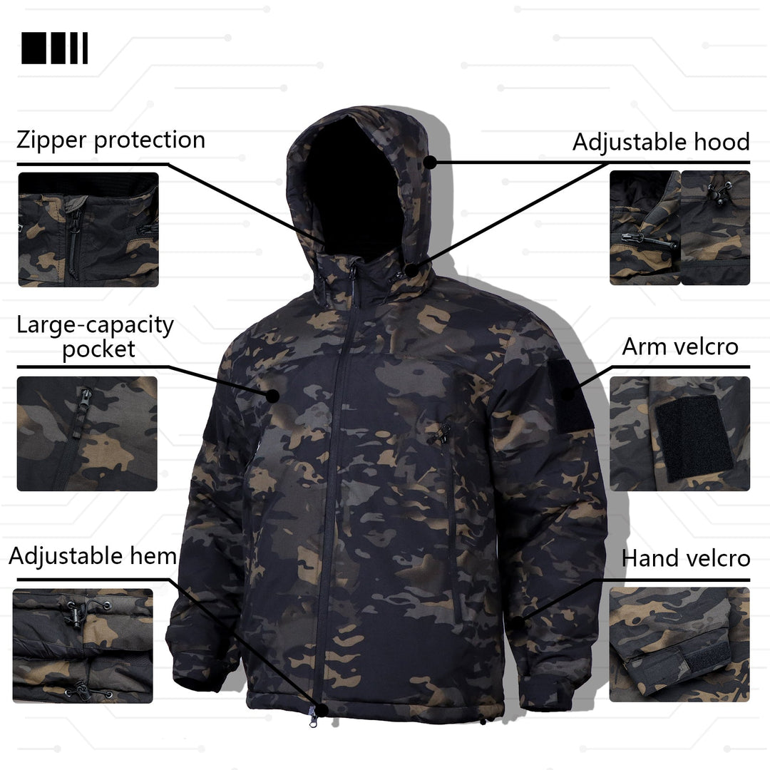 L7 Urban HeatCore Coat Waterproof Tactical Jacket - TWS USA