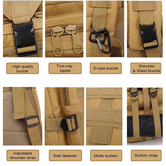 Lightweight Tactical Backpack Packable 24 Military Backpack - TWS USA