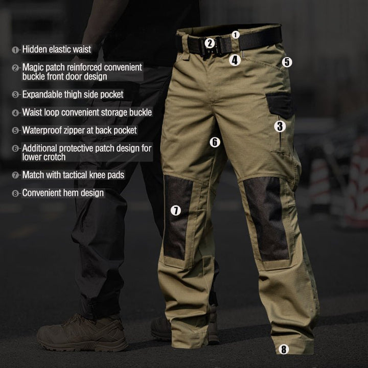 Men's Urban Cargo Pants Waterproof Ripstop Tactical Pants - TWS USA