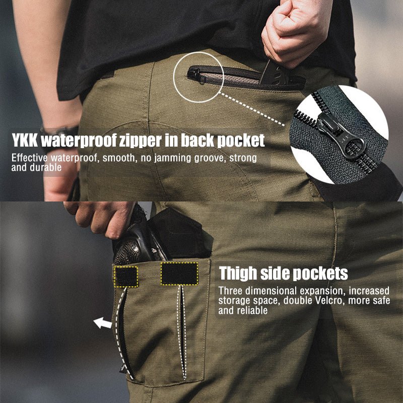 Men's Urban Cargo Pants Waterproof Ripstop Tactical Pants - TWS USA