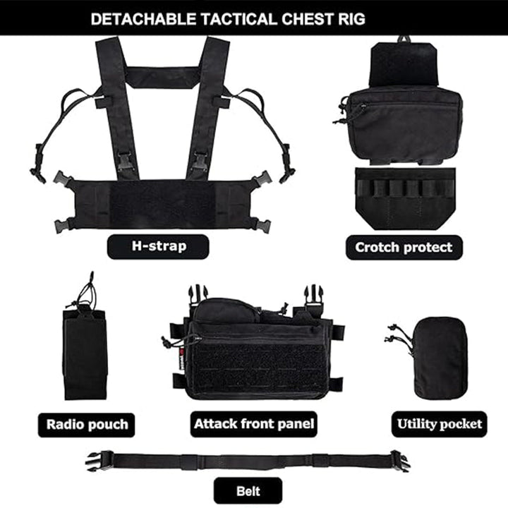 Modular Rapid Assault Tactical Chest Rig - TWS USA