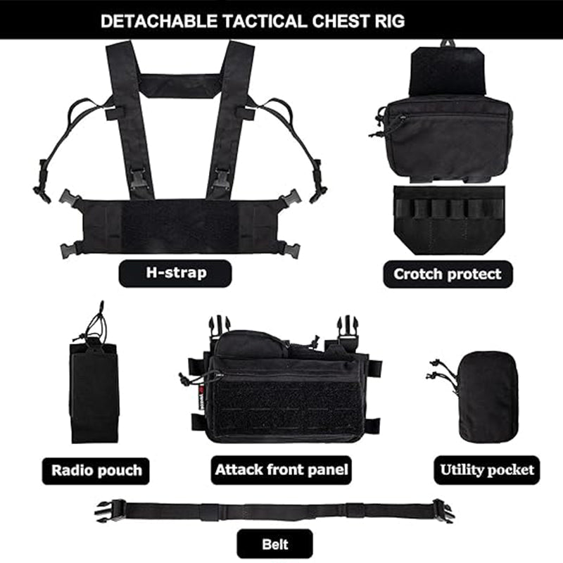 Modular Rapid Assault Tactical Chest Rig | Cheap Tactical Chest Rig ...